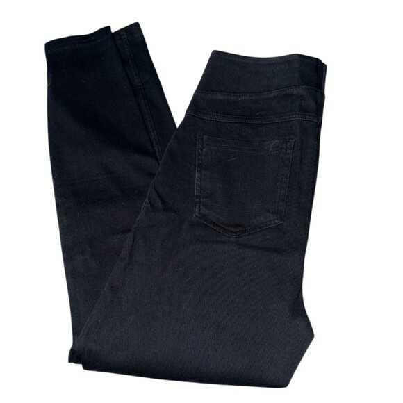 Halara Flex High Waisted Pocket Denim Casual Leggings sz Small 7/8 Black - Picture 12 of 12